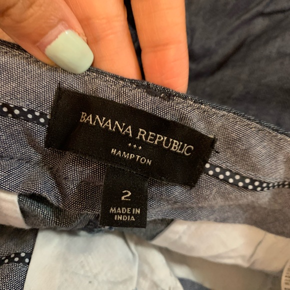 Banana Republic Hampton fit dress pants size 2. Denim look - Picture 3 of 3